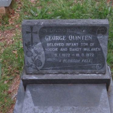 MCLAREN George Quinten 1972-1972