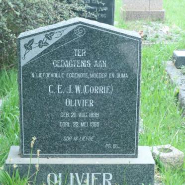 OLIVIER C.E.J.W. 1899-1969