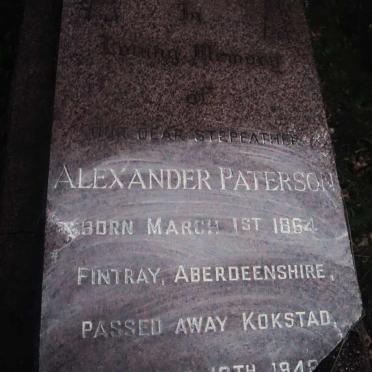 PATERSON Alexander 1864-1948