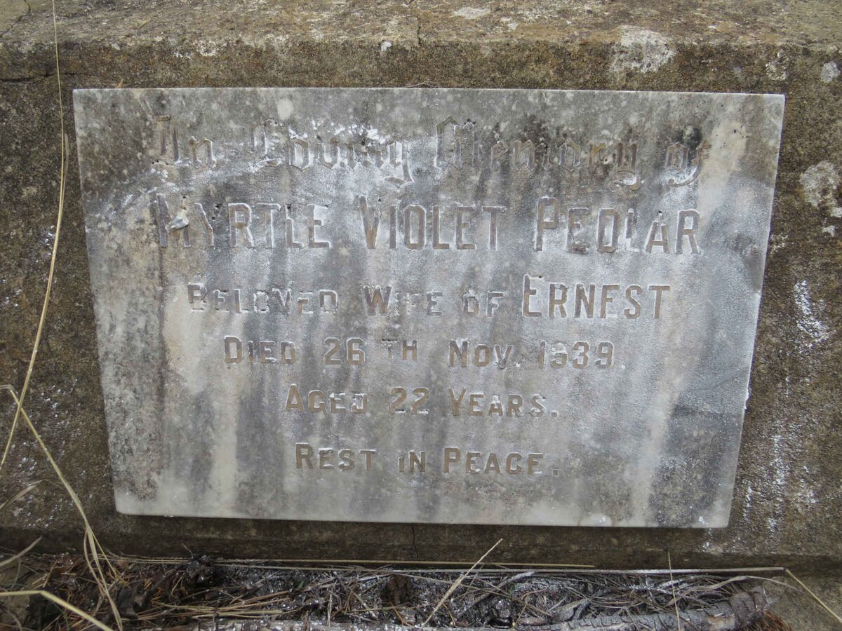 PEDLAR Myrtle Violet -1939