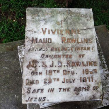 RAWLINS Vivienne Maud 1909-1911