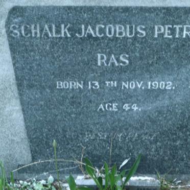 RAS Schalk Jacobus Petrus 1902-