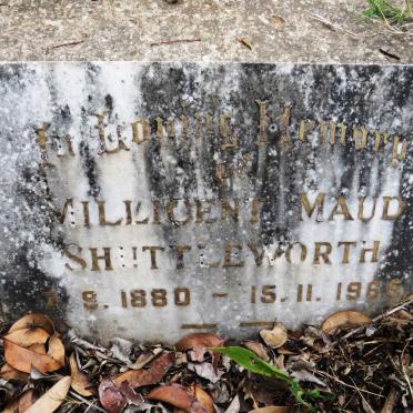 SHUTTLEWORTH Millicent Maud 1880-1965