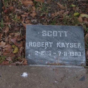 SCOTT Robert Kayser 1913-1983