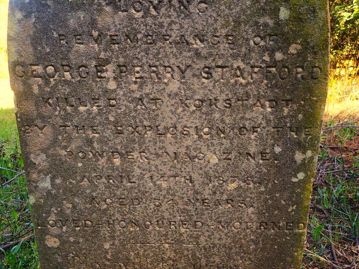 STAFFORD George Perry -1878