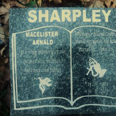 SHARPLEY Macelister Arnald 1974-2021