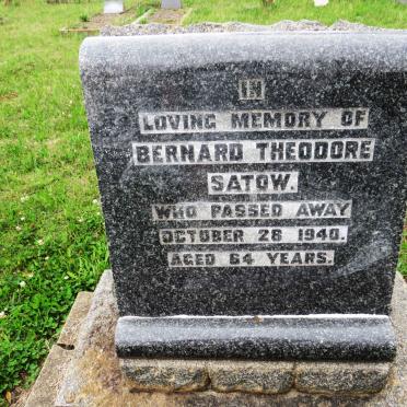 SATOW Bernard Theodore -1940