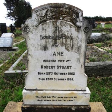STUART Jane 1862-1926