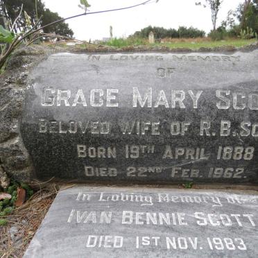 SCOTT Grace Mary 1888-1962