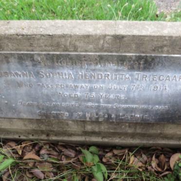 TRIEGAARDT Susanna Sophia Hendritta -1914