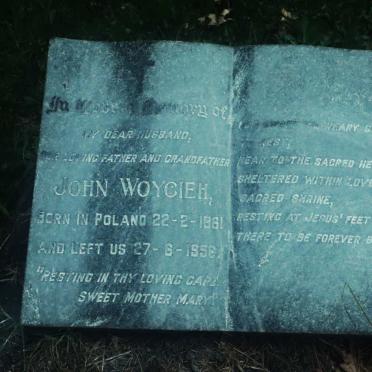 WOYCIEH John 1861-1956