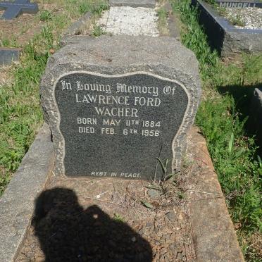 WACHER Lawrence Ford 1884-1956