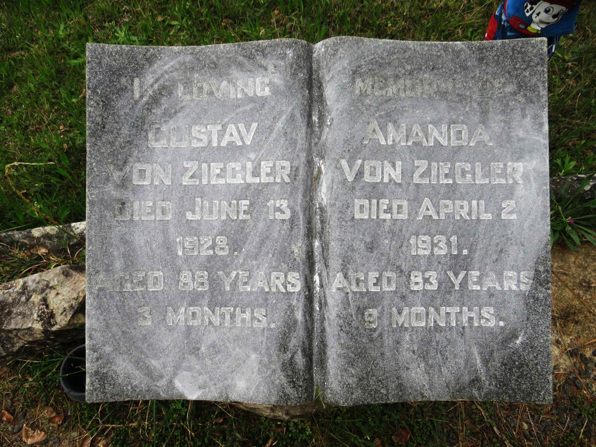 ZIEGLER Gustav, von -1928 &amp; Amanda -1931