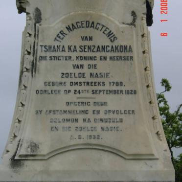 KA SENZANGAKONA Tshaka 1788-1828