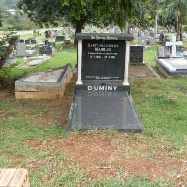 DUMINY Bartholomeus Maurice 1938-1991