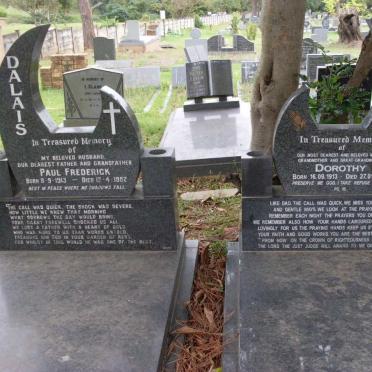 DALAIS Paul Frederick 1913-1982  &amp; Dorothy 1913-2002