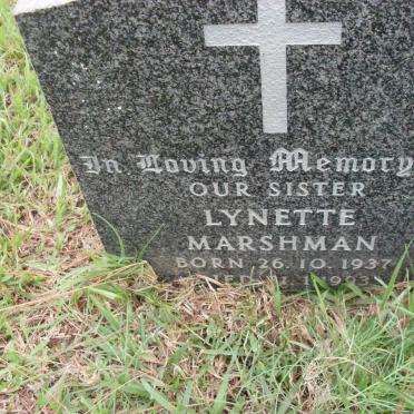 MARSHMAN Lynette 1937-1993