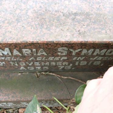 SYMMONDS Maria -1916