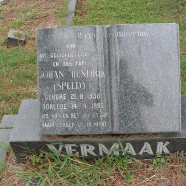 VERMAAK Johan Hendrik 1938-1983