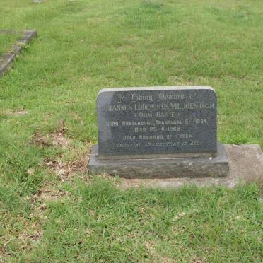 VILJOEN Johannes Lodewikus 1894-1968