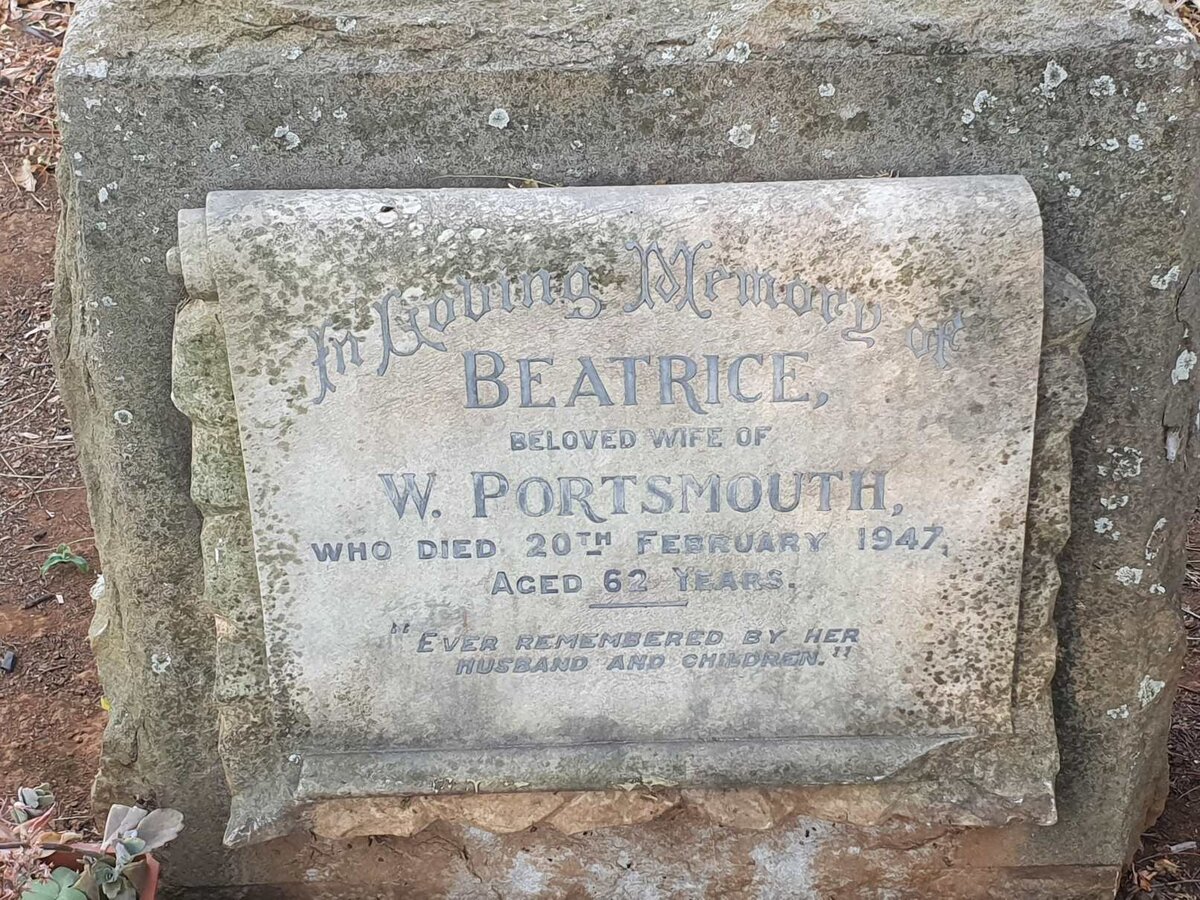 PORTSMOUTH Beatrice -1947