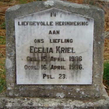KRIEL Ecelia 1936-1936
