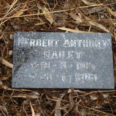 BAILEY Herbert Anthony 1913-1983