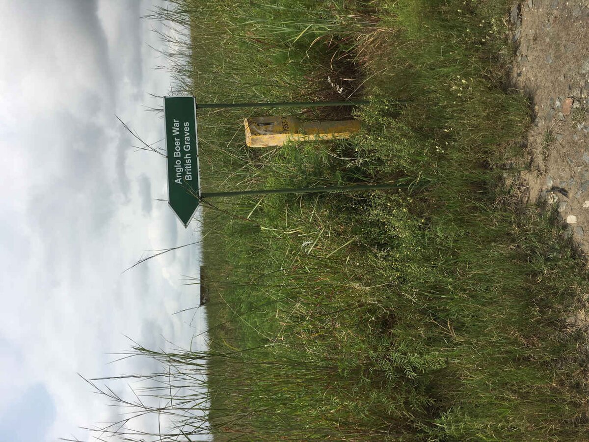 1. Elandslaagte British Naval Cemetery Sign
