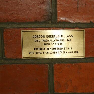 MELASS Gordon Egerton -1945