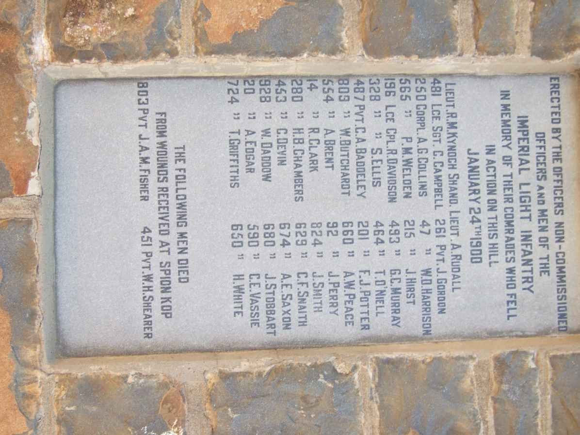 Plaque with list of names on the memorial