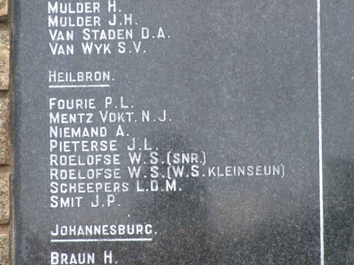 11. Plaque with list of names