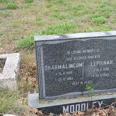 MOODLEY Dharmalincom 1900-1965 &amp; Lephinah 1908-1953