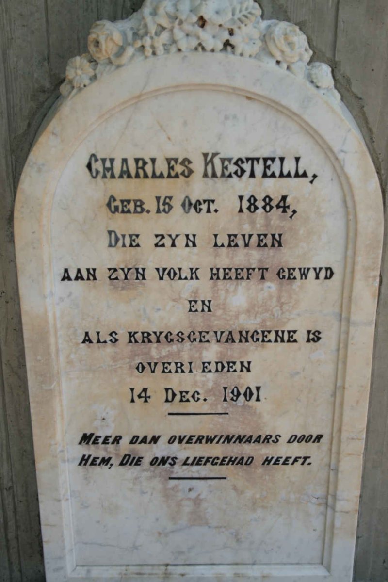 KESTELL Charles 1884-1901
