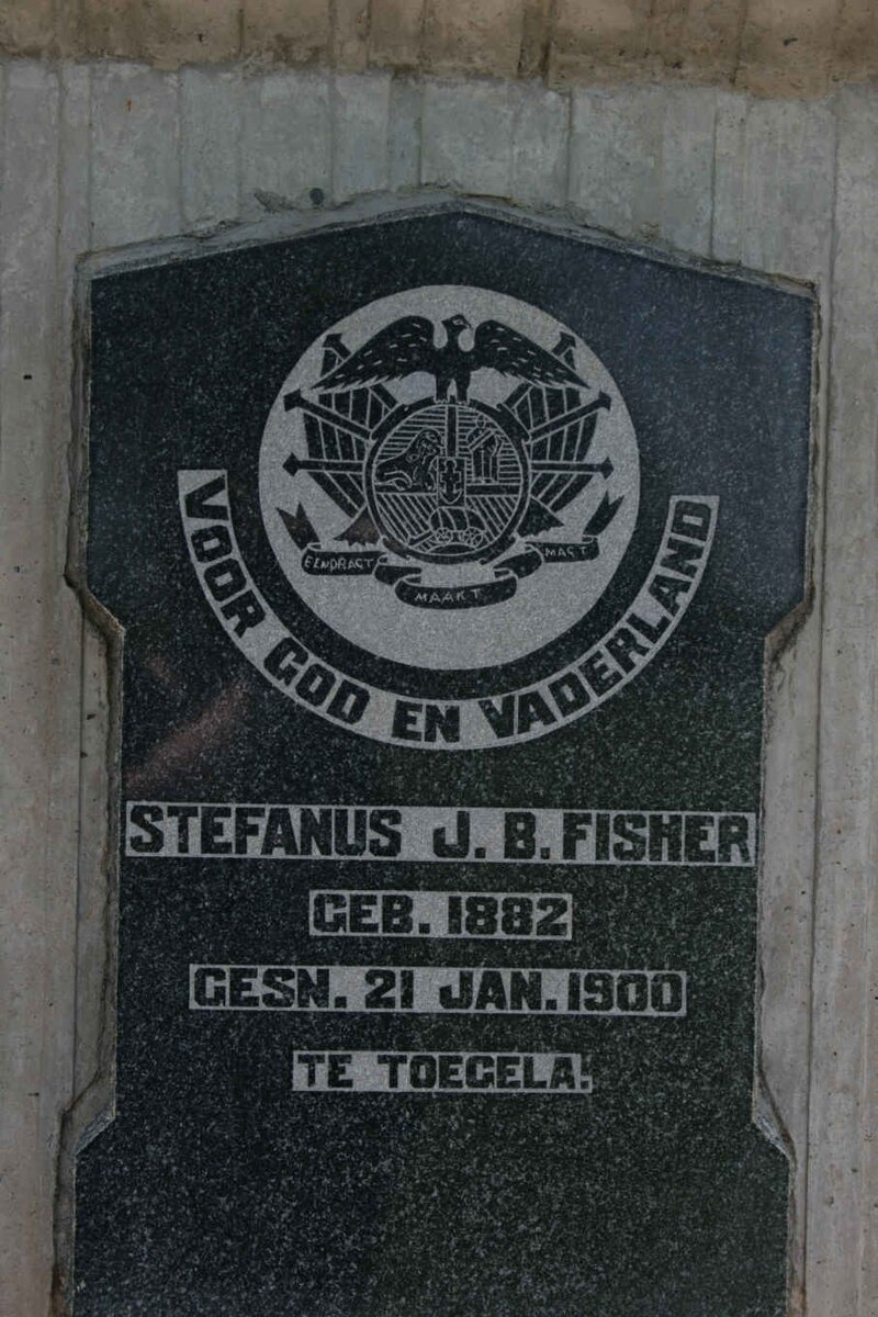 FISHER Stephanus J.B. 1882-1900