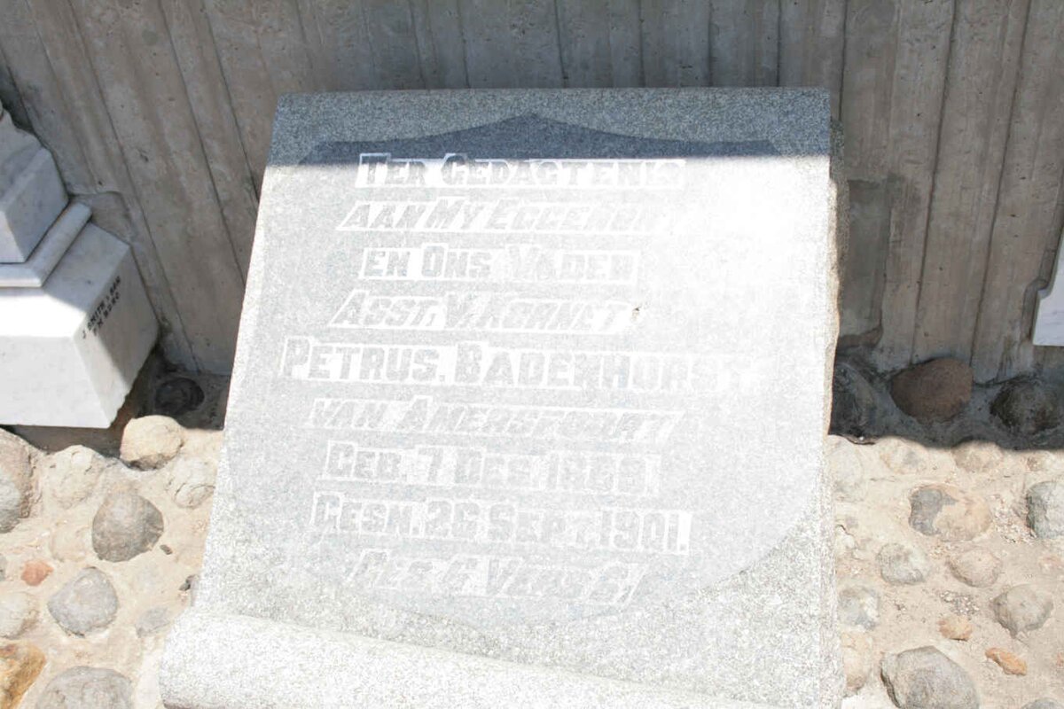 BADENHORST Petrus 18??-1901