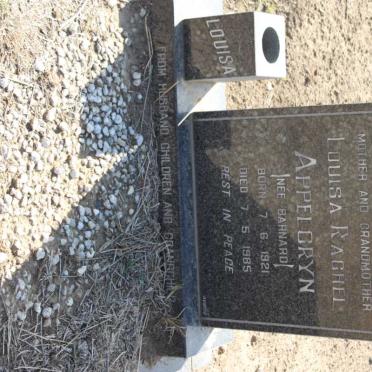 APPELGRYN Louisa Rachel nee BARNARD 1921-1985