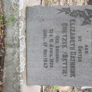 COETZEE Elizabeth Cathrine nee BROOKS 1925-1947