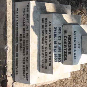 COERTZEN Hendrik M. 1893-1922