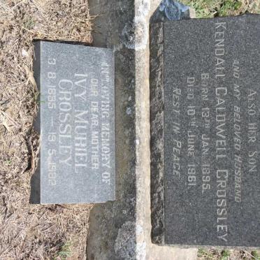 CROSSLEY Kendall Caldwell 1895-1961 &amp; Ivy Muriel 1895-1982 :: CROSSLEY Janet Rodger 1870-1950 