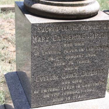 CARBUTT Mary Catherine -1900 :: CARBUTT Eveline Grace -1900