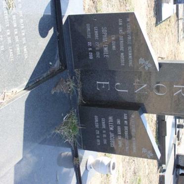 CRONJE Willem Jacobus 1916-1979 &amp; Sophia Emile 1912-2001