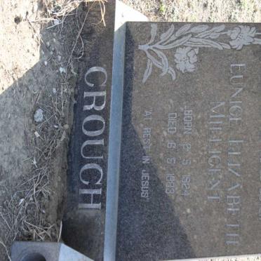 CROUCH Eunice Elizabeth Millicent 1924-1983