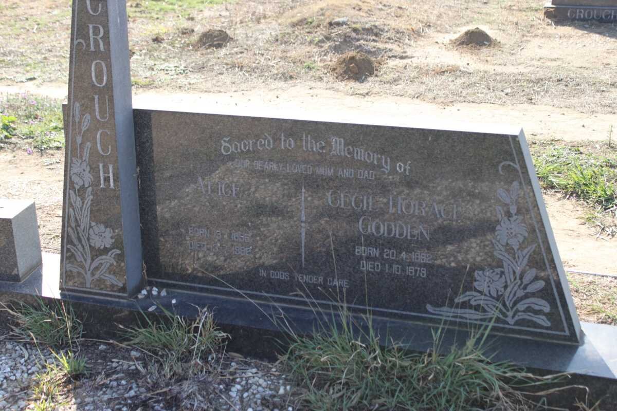 CROUCH Cecil Horace Godden 1882-1978 &amp; Alice 1896-1982