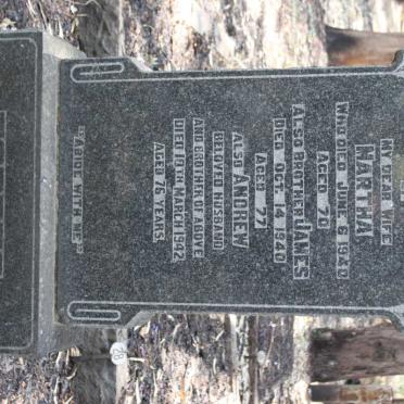 FORBES Andrew -1942 &amp; Martha -1940 :: FORBES James -1940