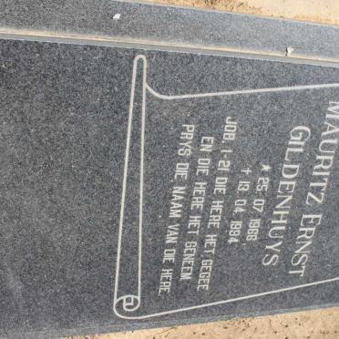 GILDENHUYS Mauritz Ernst 1966-1994