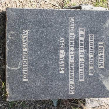 HATTON Trevor 1929-1936