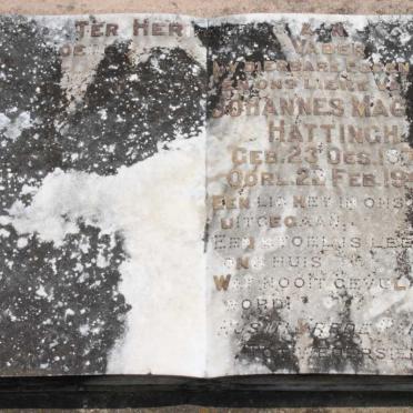 HATTINGH Johannes Magiel 1875-1948