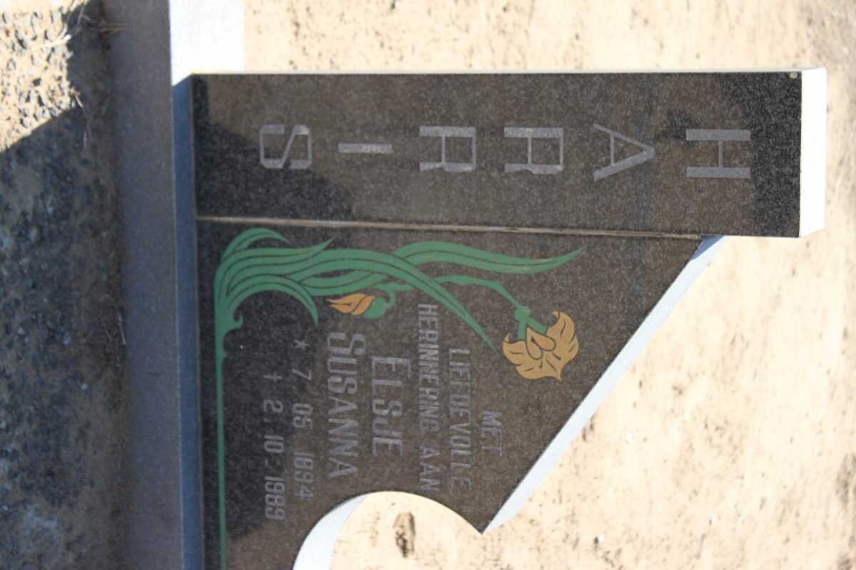 HARRIS Elsje Susanna 1894-1989