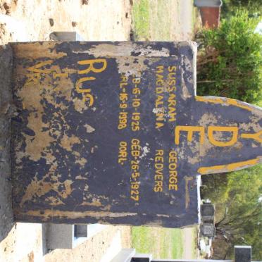 HYDE George Redvers 1927- &amp; Susarah Magdalena 1925-1998