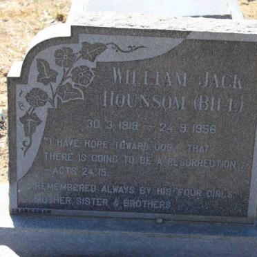 HOUNSOM William Jack 1919-1956